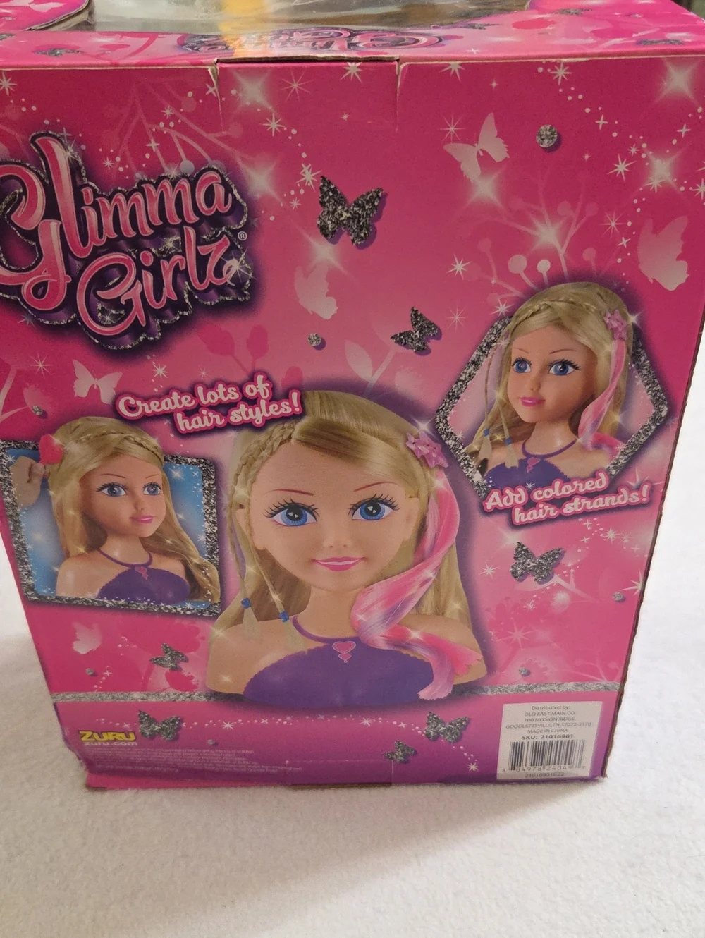 NIB ZURU GLIMMA  GIRLZ STYLING HEAD